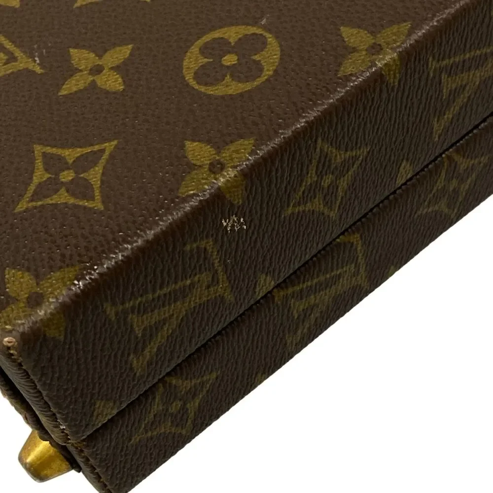Louis Vuitton Vertical attache case Monogram Trunk Case M53175